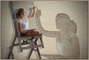 laura-pintando_dibujo